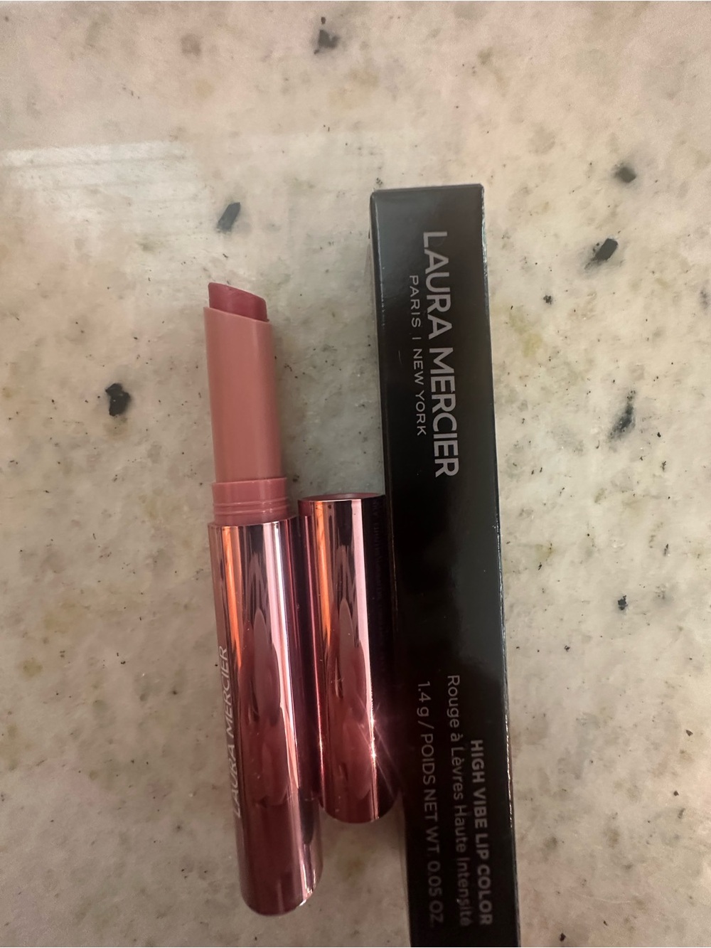 Laura Mercier High Vibe Lip Color — Dusty Rose Pink